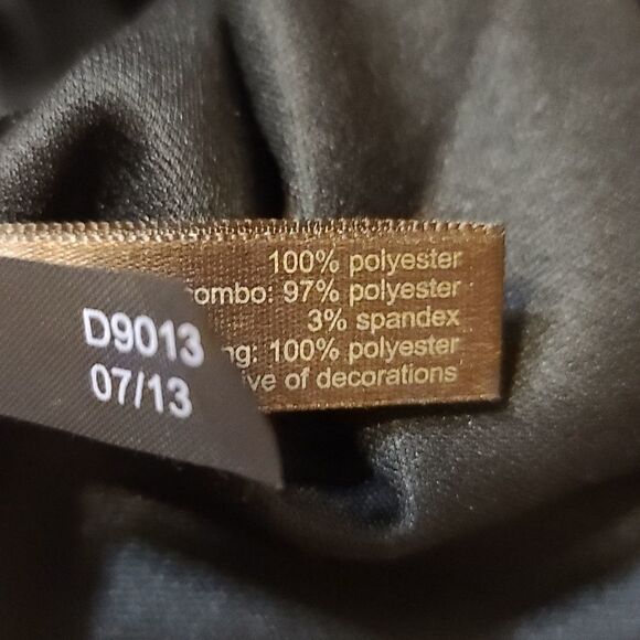 The Limited Blue Sequin on Black Illusion Dress Size 0 - Picture 5 of 5